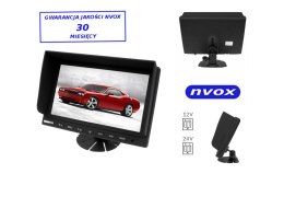 Monitor samochodowy lub wolnostojący lcd 9cali cali z obsługa do 2 kamer 4pin 12v 24v