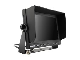 Monitor samochodowy lub wolnostojący lcd 9cali cali z obsługa do 2 kamer 4pin 12v 24v